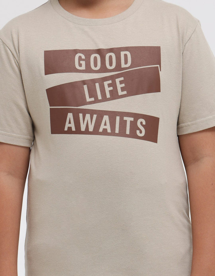 Nevada Printed Sand Boys T-Shirt