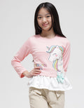 Aero Unicorn Flare Kaos Anak Perempuan