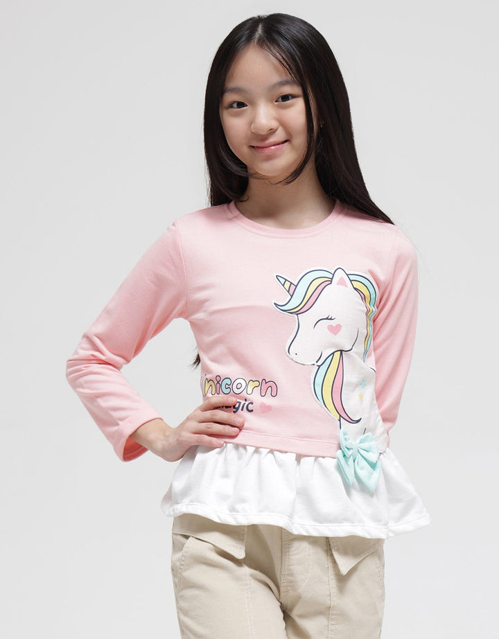 Aero Unicorn Flare Kaos Anak Perempuan