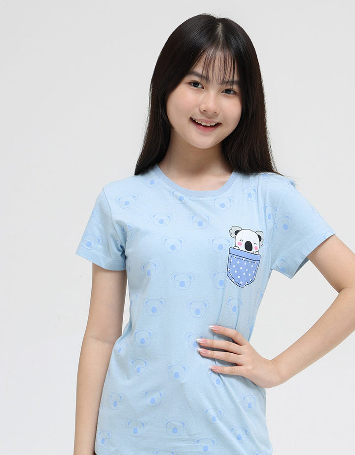 Aero Koala Pocket Girls T-Shirt