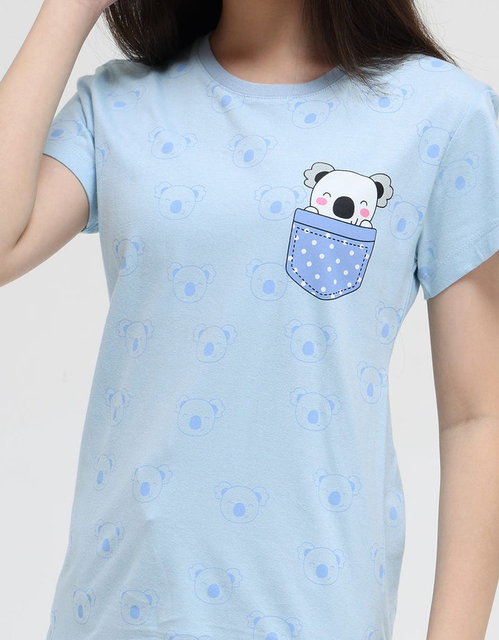 Aero Koala Pocket Girls T-Shirt