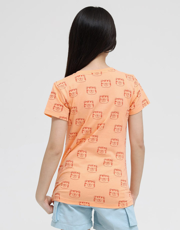 Aero Bear Pocket Fullprint Girls T-Shirt