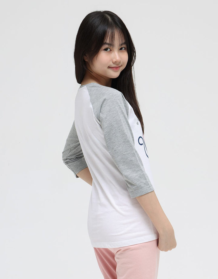 Aero Cute Cats Print Girls Raglan T-shirt