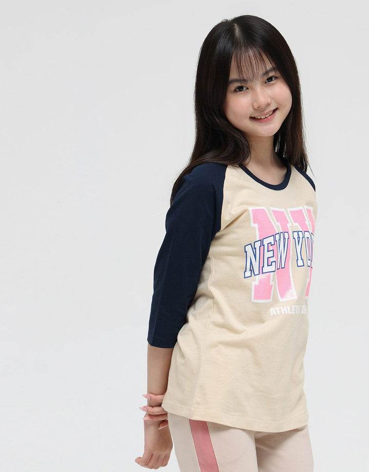 Aero Long Sleeve T-Shirt 7/8 Raglan New York