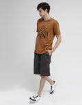 Cole Short Sleeve T-Shirt Marine Emblem