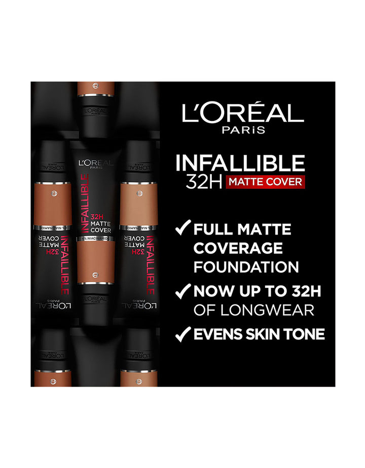 L'Oreal Paris Infallible 32H Matte Cover Foundation 257 - Warm Undertone