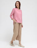 Suko Celana 3/4 Linen Katun Pants