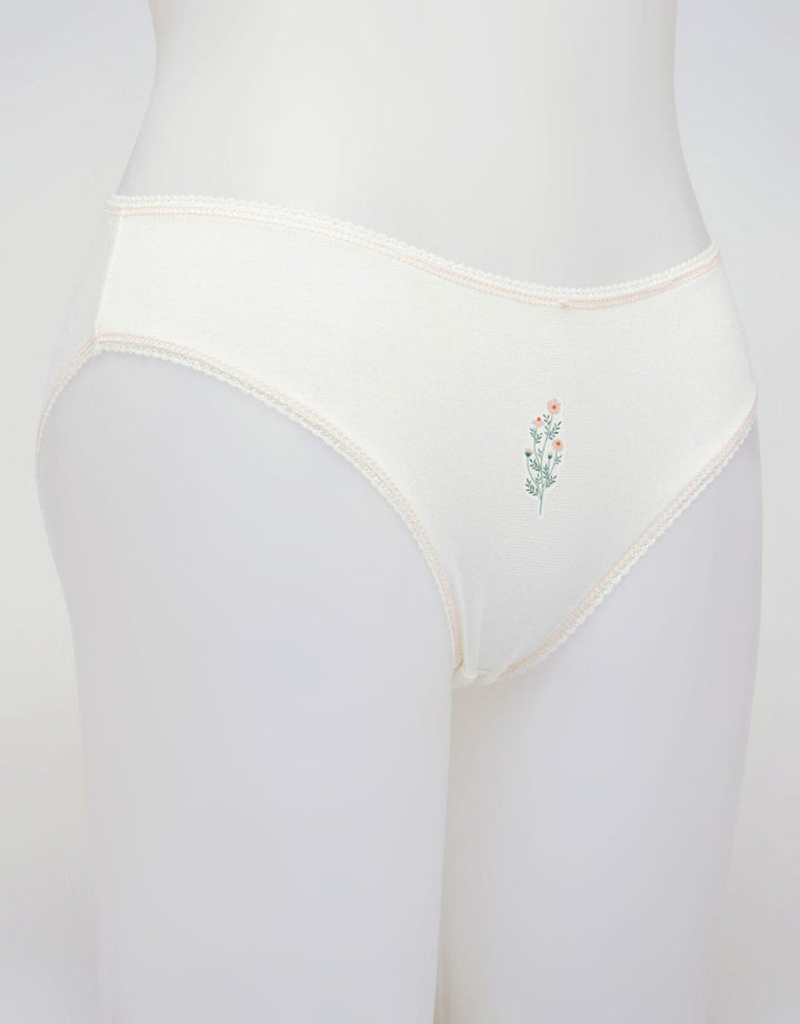 Nevada Brief Mini Panty With Pink Petite Flower
