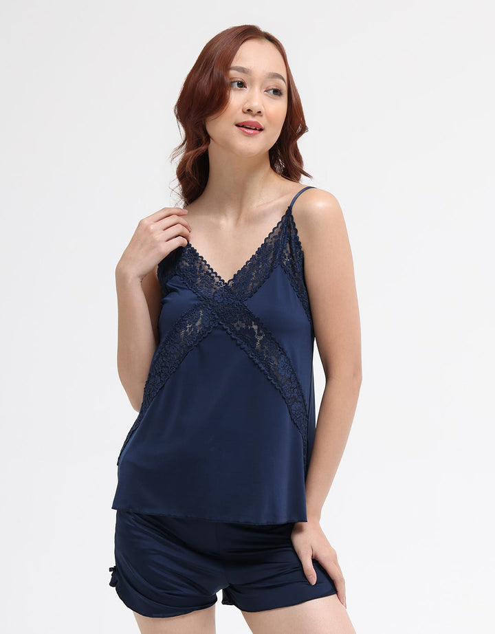 St. Yves Top Boxer With Kimono Neck