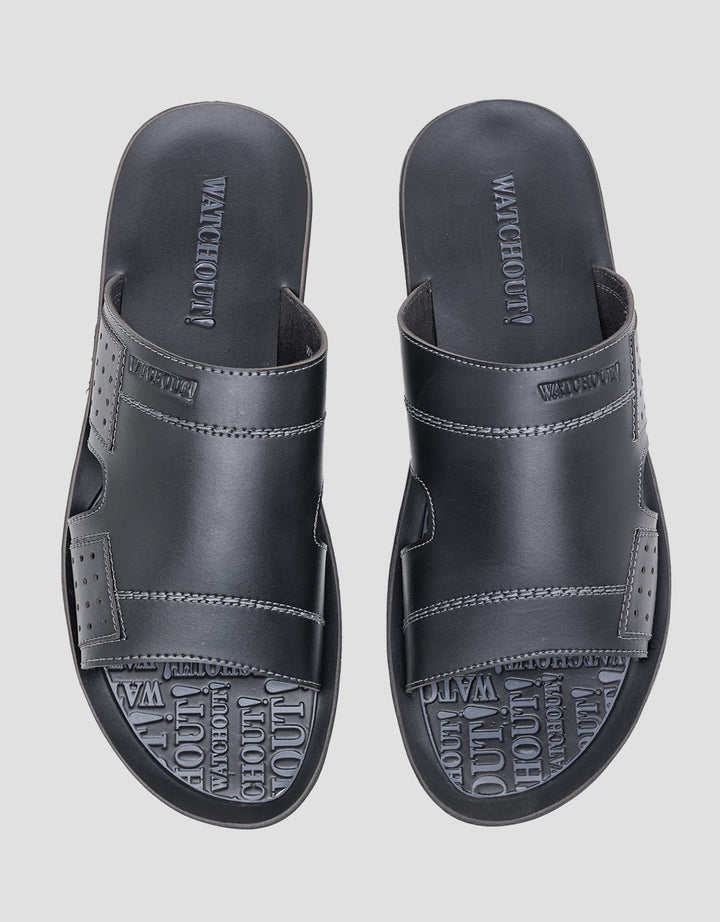 Watchout Stitches Texture Men's Slide Sandals
