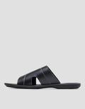 Watchout Stitches Texture Sandal Slides Pria