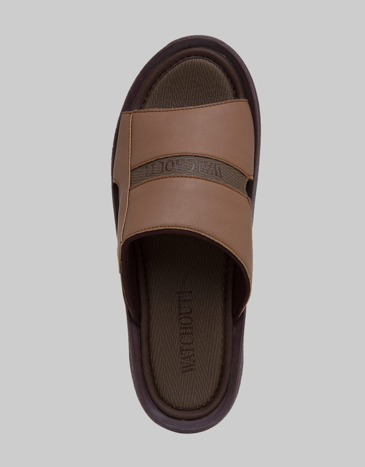 Watchout Slip On Ban Print Men's Sandals
