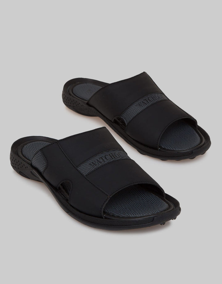 Watchout Slip On Ban Print Men's Sandals