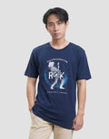 Cardinal Jeans Rock Print Kaos Lengan Pendek Pria