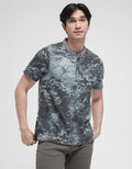 Watchout Casual Abstract Print Kaos Pria