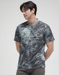 Watchout Casual Abstract Print Kaos Pria