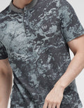 Watchout Casual Abstract Print Kaos Pria