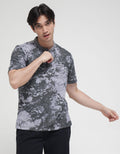 Watchout Casual Abstract Print Men's T-shirt