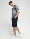 Watchout Casual Abstract Print Men's T-shirt