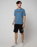 Watchout Casual Logo Print Kaos Pria