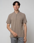 Watchout Casual Tex Plain Kaos Pria