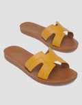 St. Yves Slip On Women Strap With Stitching Accent