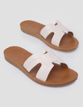 St. Yves Slip On Women Strap With Stitching Accent