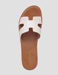 St. Yves Slip On Women Strap With Stitching Accent