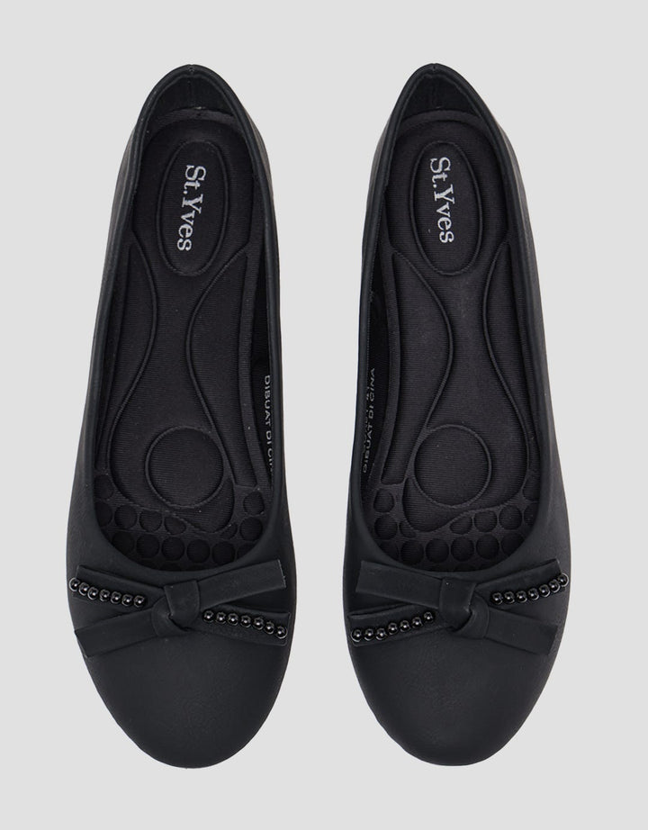 St. Yves Ribbon Ballerina Sepatu Flat Wanita