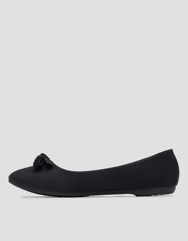 St. Yves Ribbon Ballerina Sepatu Flat Wanita