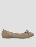 St. Yves Ribbon Ballerina Sepatu Flat Wanita