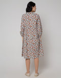 Triset Ladies Dress Long Sleeve Motif Print