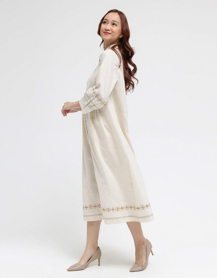 Triset Ladies Dress Neck Print