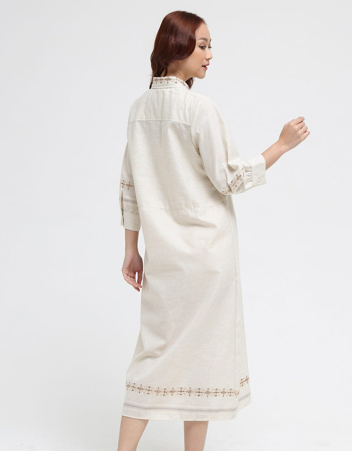 Triset Ladies Dress Neck Print