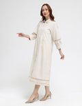 Triset Ladies Dress Neck Print