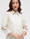 Triset Ladies Dress Neck Print