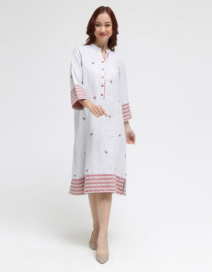 Triset Ladies Half Button Dress
