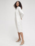 Triset Classic Shirt Dress Midi Wanita