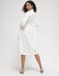 Triset Classic Shirt Dress Midi Wanita