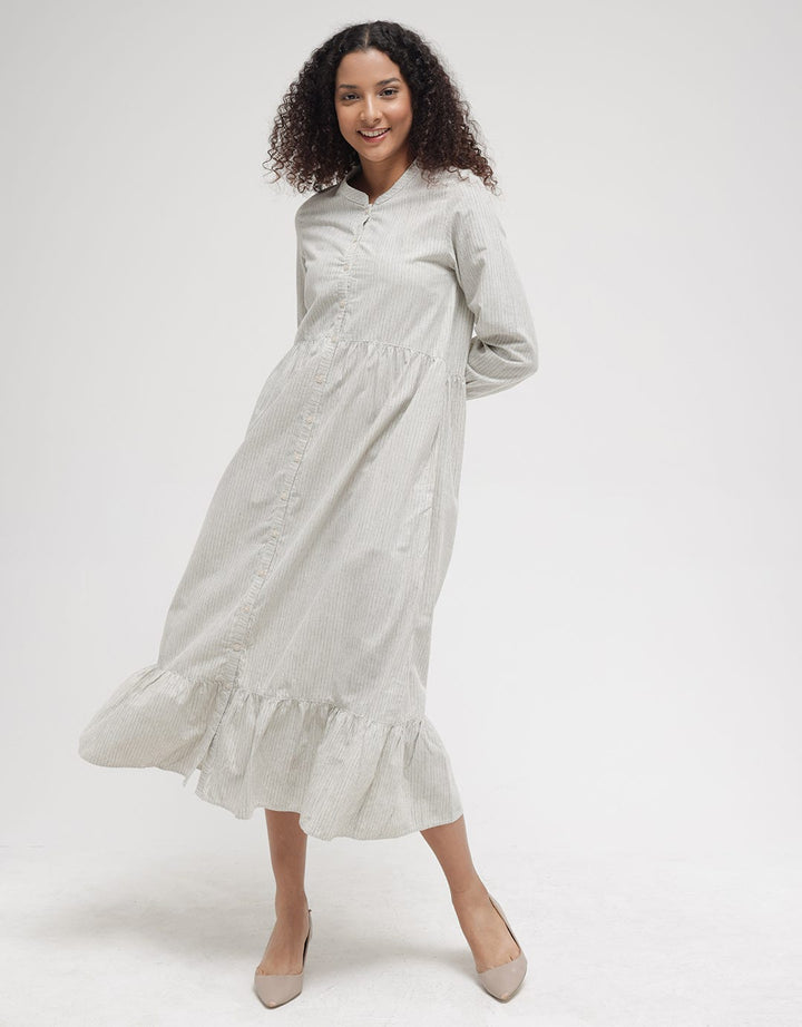 Triset Dress Full Stripes