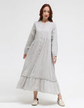 Triset Casual Long Maxi Dress Wanita