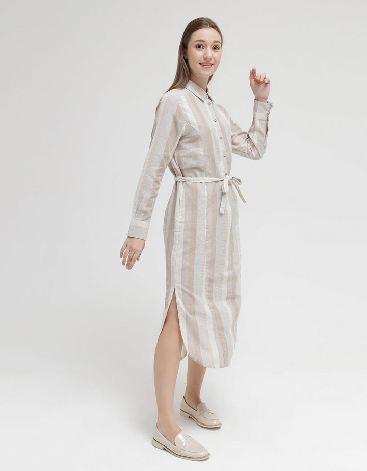 Triset Casual Blouse Print Stripe