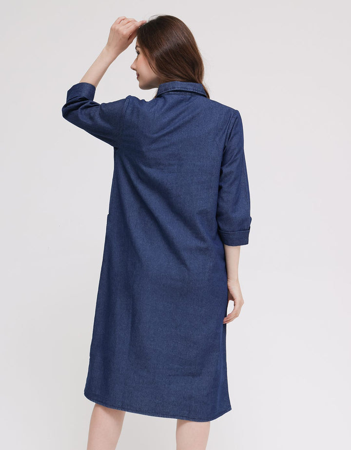 Triset Ladies Dress Denim Look