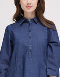 Triset Ladies Dress Denim Look
