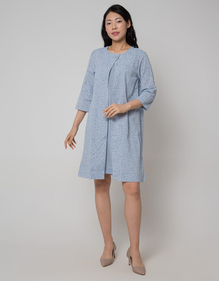 Triset Ladies Layer Motif Casual Dress