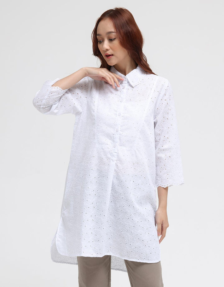 Triset Ladies Embroidery Style Midi Dress Women