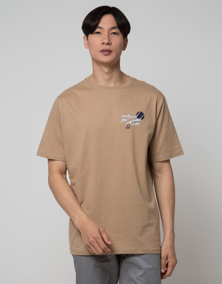 American Jeans Front Back Print Kaos Pria