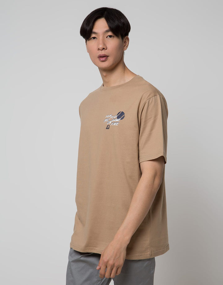 American Jeans Front Back Print Kaos Pria