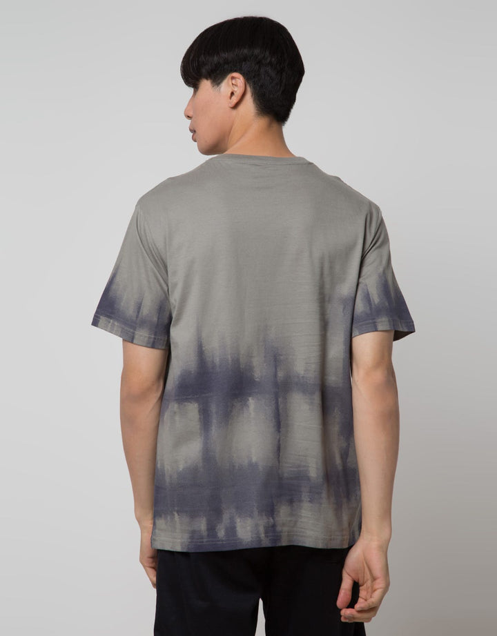 American Jeans Short Sleeve T-Shirt Waterbased Dyed Print