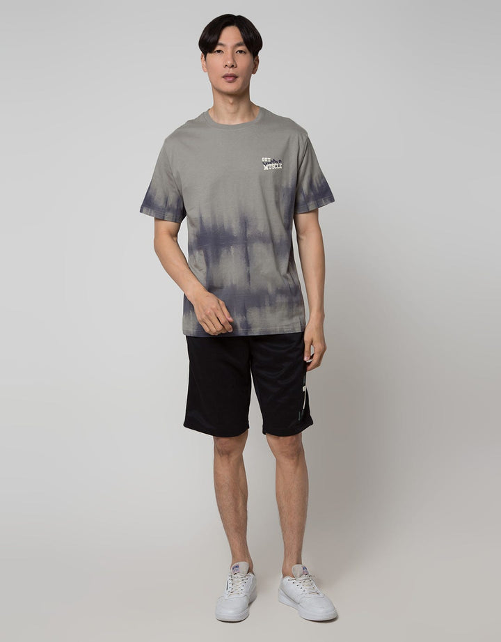 American Jeans Short Sleeve T-Shirt Waterbased Dyed Print